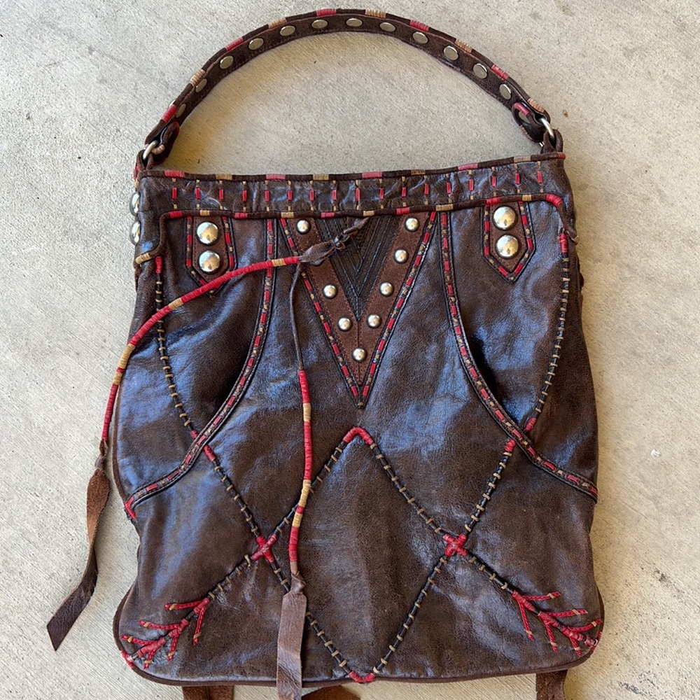 Custom leather bag